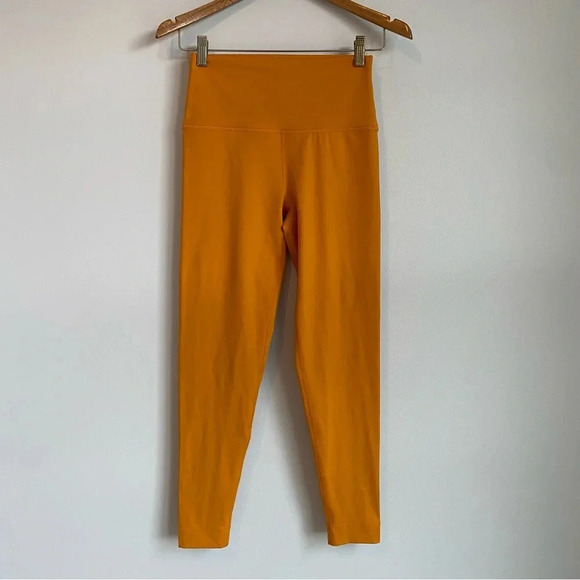 SET ACTIVE Pants - SET ACTIVE Luxeform High Rise Full Length Leggings in Orange
